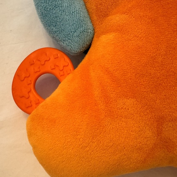 Taggies Hedgehog & Melissa Doug K's Kids Rainbow Fish Sensory‎ Crinkle Plush Lot - Picture 7 of 16